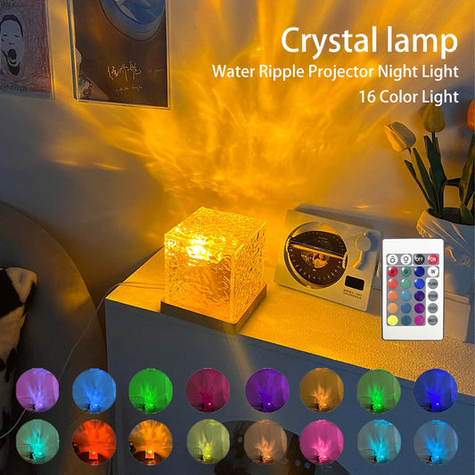 Crystal Lamp – Projecteur Aurora et Vagues
