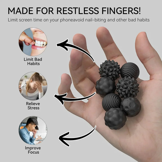 Boules magnétiques en silicone