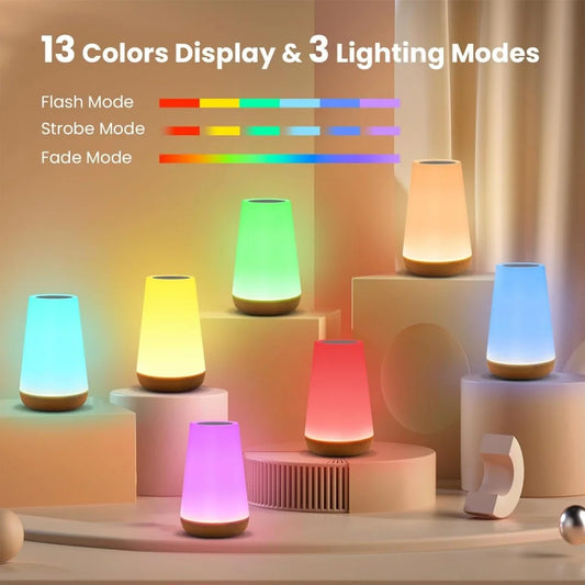 Lampe tactile multicolore